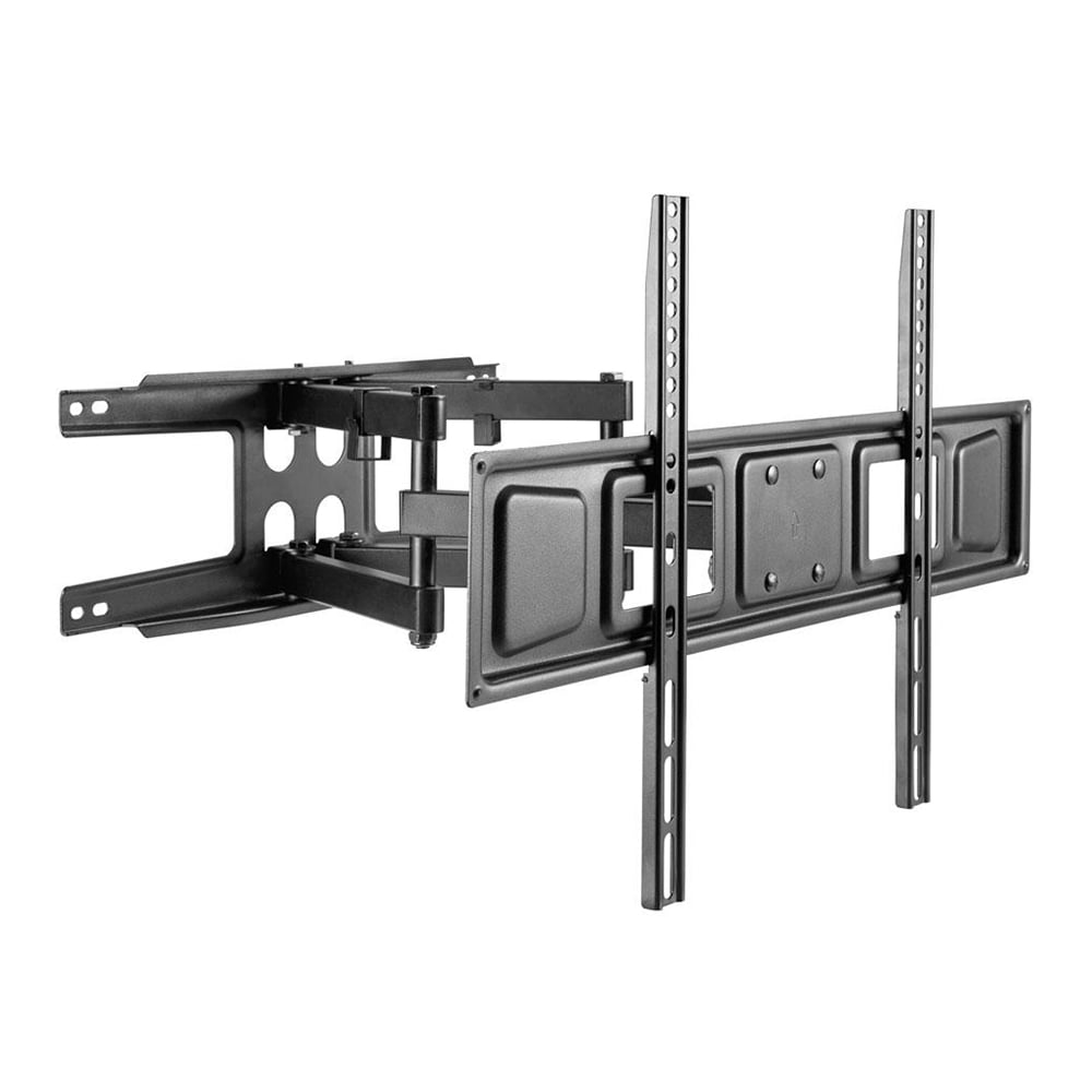 Soporte de pared para TV de doble brazo largo y resistente con capacidad  para hasta 179 libras, soporte de TV giratorio e inclinable con brazos