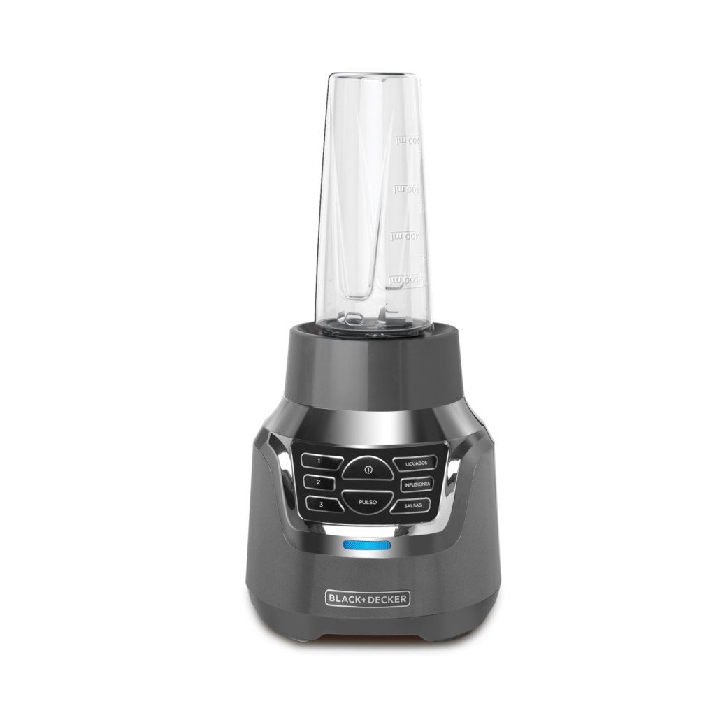 Licuadora digital Black + Decker | 3 velocidades, jarra de vidrio y vaso |  BL1300DG-PLA - 981737