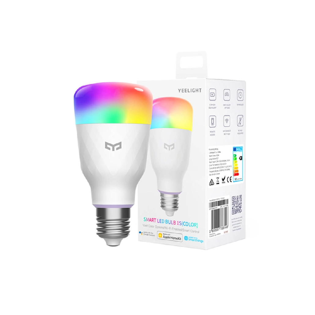 WBM SMART - Bombilla LED que cambia de color, luces RGB y regulable,  bombilla multicolor con control Wi-Fi, mejor para decoración del hogar