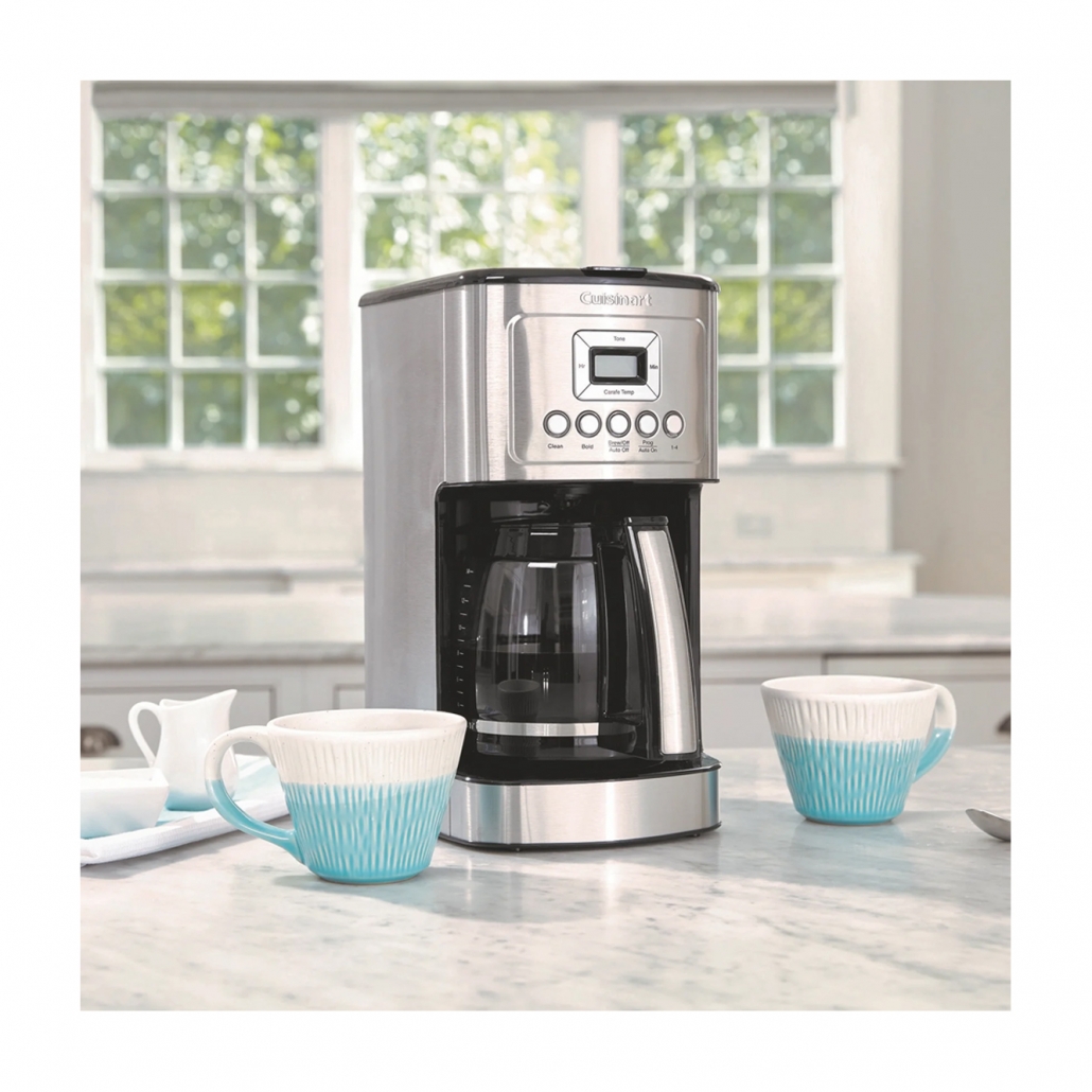 Cuisinart DCC-3200BKS - Paquete de cafetera programable de 14 tazas con  café en grano entero (1 libra) (2 artículos)