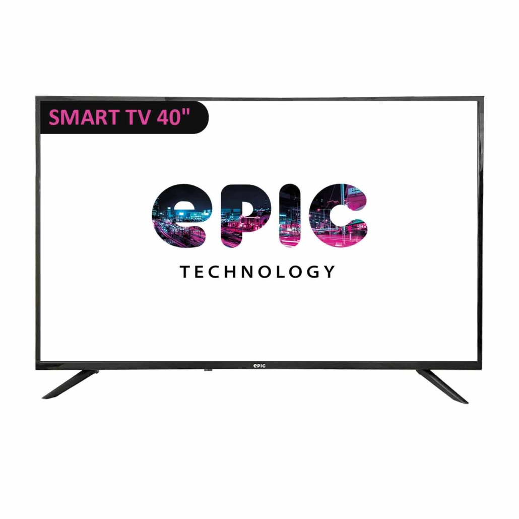 Televisor Epic Smart TV 40″ FULL HD  EPIC40SM – 957134 – Electrónica  Panamericana Guatemala