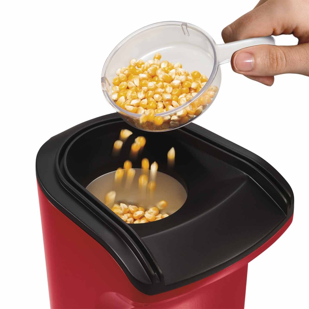 VAlinks Máquina de palomitas de maíz de aire caliente, máquina para hacer  palomitas de maíz, 1200 W para el hogar con cuchara de medición de grano