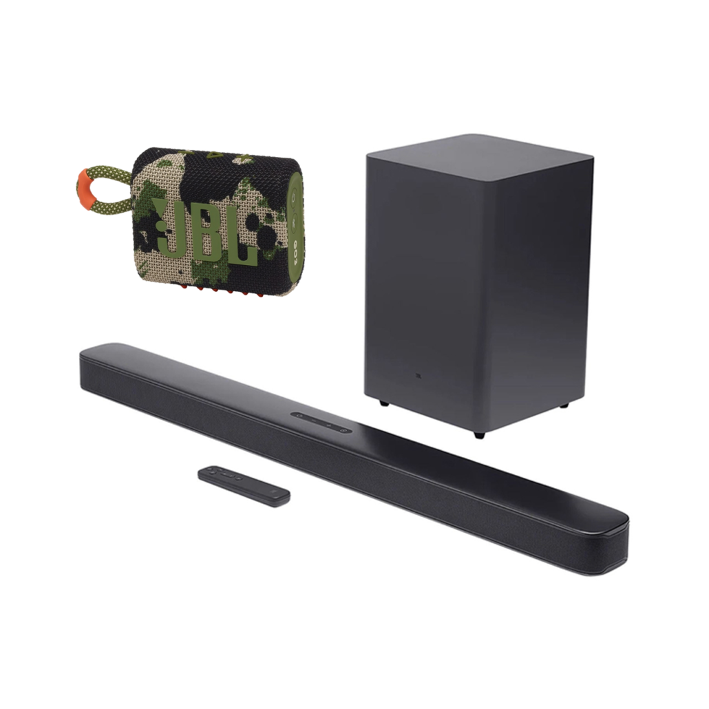 Barra de sonido JBL BAR 2.1 DEEP BASS con subwoofer